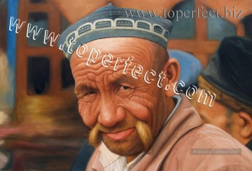 portrait Tableau Peinture - imd006 portrait de grand père